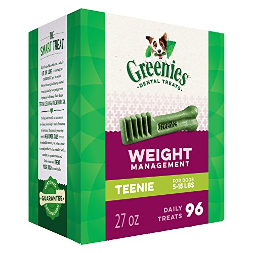 Greenies Lite Tub-Pak Treat for Dogs, 27-Ounce, Teenie