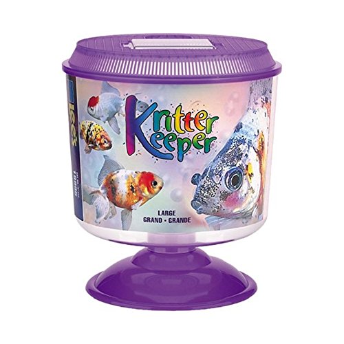 Lee's AA6757 Kritter Keeper Large Round with Lid and Pedestal