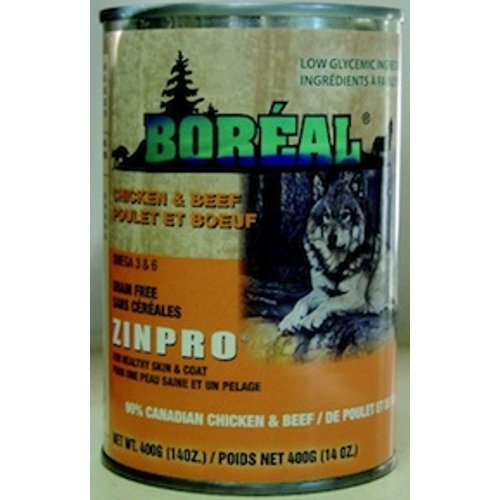 Boreal Zinpro Chicken & Beef Canned Dog Food 12x690grm