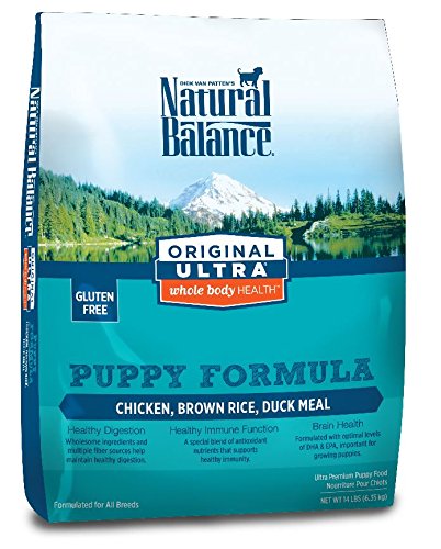 Natural Balance 42865 Original Ultra Whole Body Health Chicken,Duck and Brown Rice Puppy Food 14LB