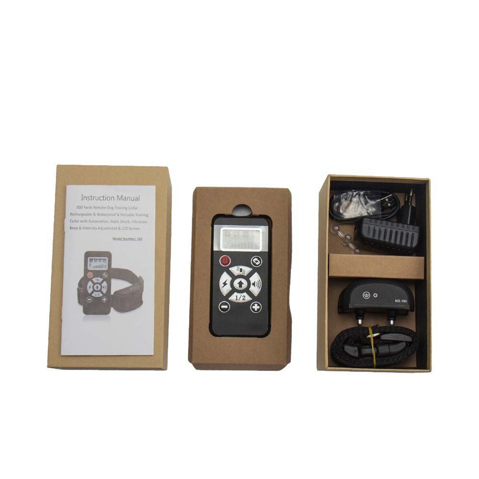 PATPET Remote Dog Collar 800 Yard Rechargeable Remote and Automatic Bark Dog Training Shock Collar High - Tech Waterproof
