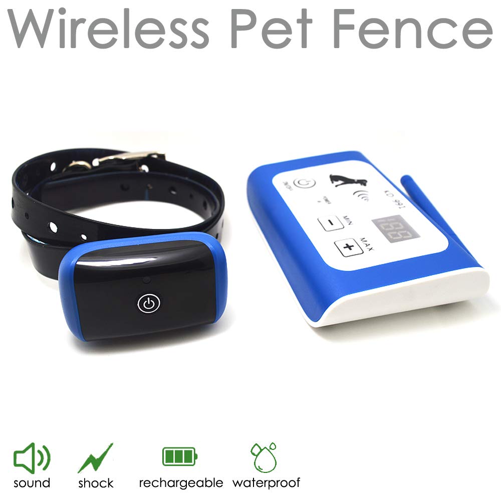 Aniluxe Pet Containment Invisible Training System Electric Wireless Dog Fence no Wire