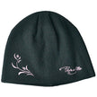 Pilote&Filles Merino Tuque (Black With Pink, S-M)