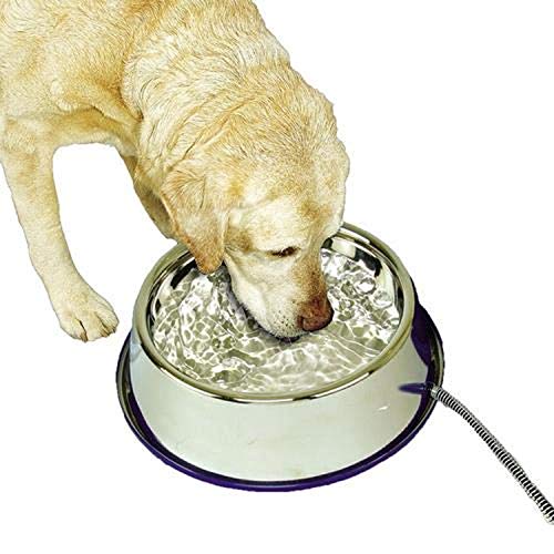 K&H Manufacturing 96-Ounce Thermal-Bowl Outdoor Pet Feeder, 25 Watts, Blue