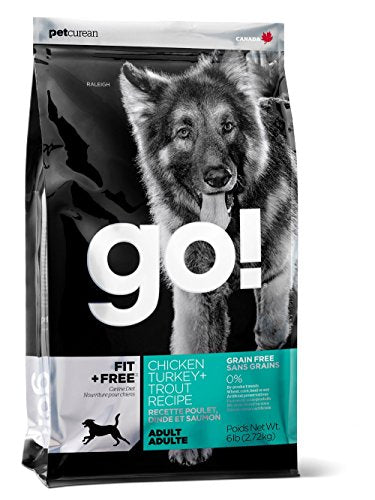 Petcurean 130-1412 Go! Fit Plus Free Grain Free Adult Recipe For Dog (12LB (3))