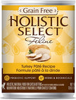 Sélection holistique Sélectricité Grain sans dinde Pate Cat Food