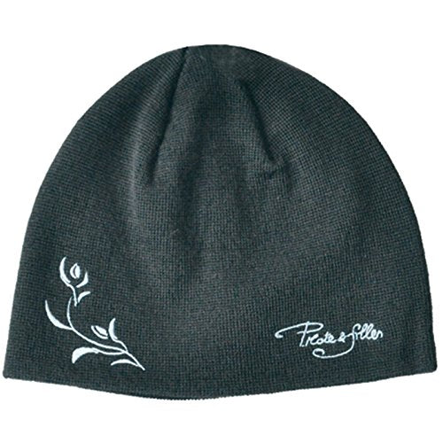 Pilote&Filles Merino Tuque (Black With Blue, L-XL)