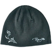 Pilote&Filles Merino Tuque (Black With Blue, L-XL)