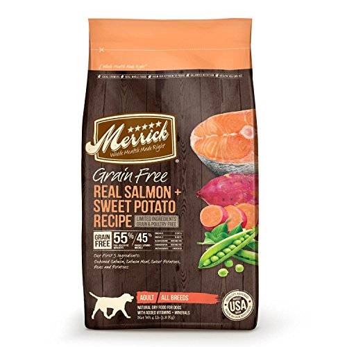 Merrick Grain Free Real Saumon et Recette de patates douces Aliments pour chiens