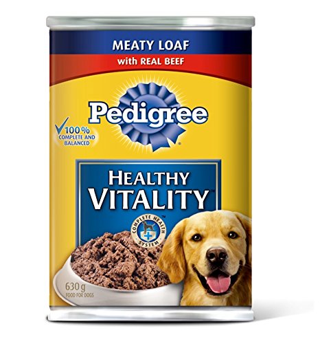 Pedigree 72324 Meaty Loaf Beef Dog Food 12/630 Gm