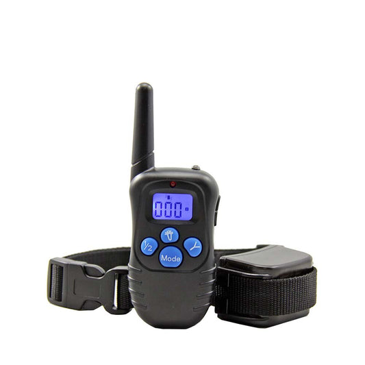 PATPET Pet Training Electronic Dog Shock Collar Electric Rechargeable and Rainproof 330yd Remote Collar Shock Training Stop Barking Dogs No Bark Control