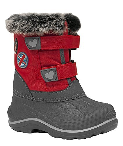 Bottes d'hiver SM1480B de Naturmania Nat avec un fond EVA léger et flexible (rouge, 10)