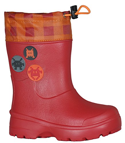 Naturmania Nat's SM1343 Insulated Eva Boots (Red Pixel, 11)