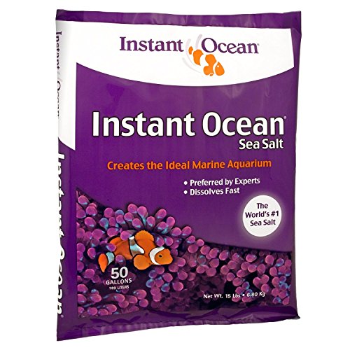 Instant Ocean SS3-50 Mix Sea Salt For Aquarium (50 Gallons)