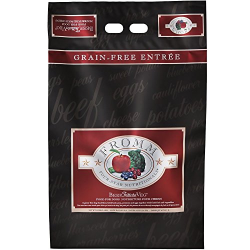 Fromm Family Foods 727651 12 Lb Four Star Grain Free Beef Frittata Veg Dry Dog Food (1 Pack), One Size