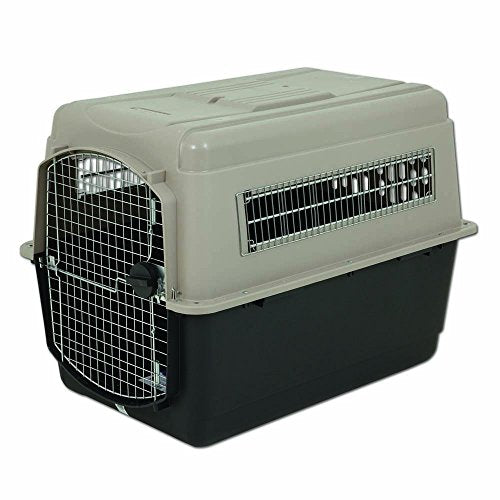 Petmate 21554 Ultra Vari Kennel Bleached Linen (Coffee, 70-90lb)