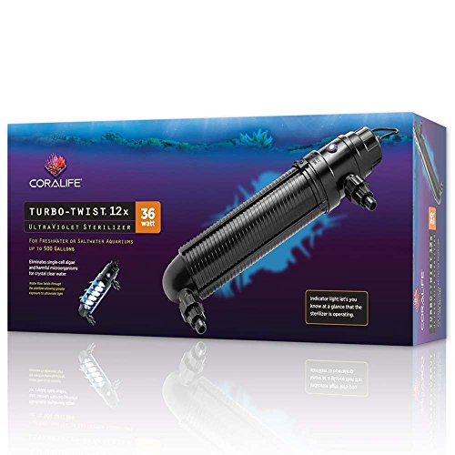 Stérilisateur ultraviolet coralife turbo twist