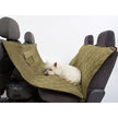 Petego Animal Basics Velvet Seat Cover Hammock Sage-Espresso