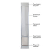 PetSafe Freedom Aluminum Patio Panel Sliding Glass Dog and Cat Door