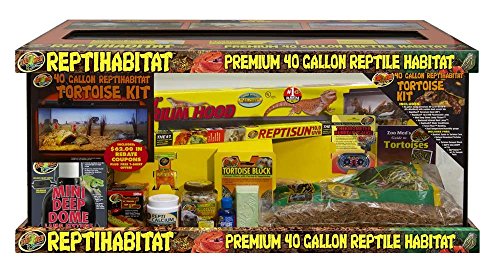 Zoo Med NT-T41 ReptiHabitat Terrarium Tortoise Kit 40 Gallon