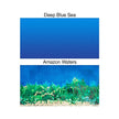 Penn-Plax AA6089 Background Deep Blue Sea Amazon Waters