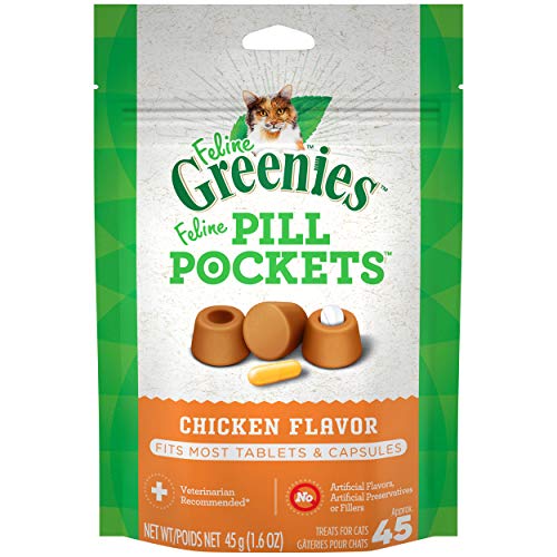 Greenies Pill Pockets Treats pour chats - Poulet - 1,6 oz