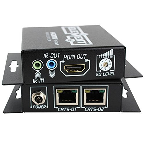 Element Hz Ele8088 Dual Cat 5e / 6 HDMI 1.4 Extender avec IR bidirectionnel - 130 pieds