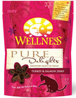 Wellness Pure délicie des friandises de chat sans céréales naturelles, poulet et agneau saccadé, sac de 3 onces