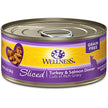 Wellness Natural Canned Grain Free Wet Cat Food, Sliced Turkey & Salmon, 5.5-Ounce Can (Pack of 24)