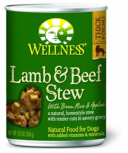 Wellness 01750 Stew Lamb/Beef Dog Food 12/12.5oz