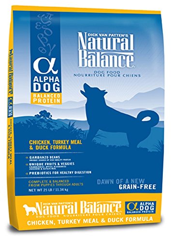 Équilibre naturel 42228 Poulet alpha, farine de dinde et nourriture pour chiens de canard 25 lb