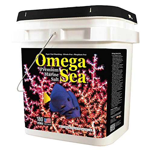 Omega Sea AM0203 Premium Marine Sea Salt Bucket 46.5 lb /180 gal