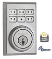Kwikset Contemporary SmartCode 910 Deadbolt with Z-Wave Technology, Compatible with Alexa via Samsung SmartThings and/or Wink