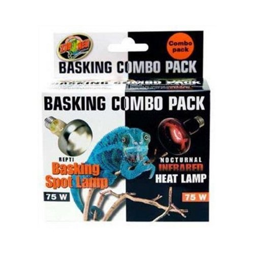 ZooMed RR1605 Basking/Infrared Combo Pack 75 Watt