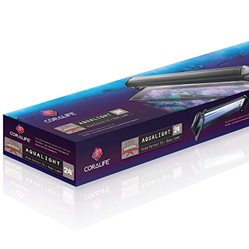 Coralife Aqualight High Output T5 Dual Lamp Fixture