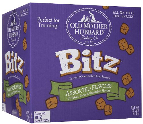 Old Mère Hubbard 10325 Gourmet Assormé Bitz Dog traite 20 lb