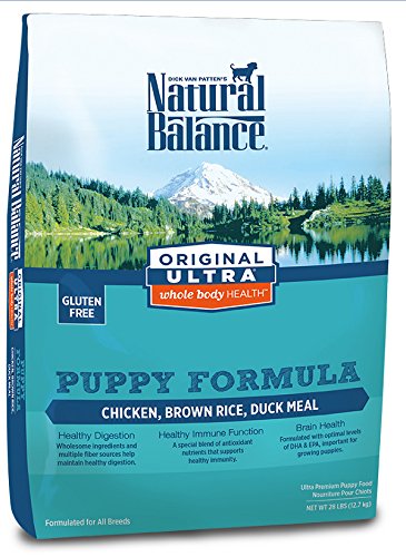 Natural Balance Ultra WBH Chicken,Rice & Duck Puppy Food 28LB