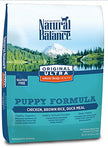 Natural Balance Ultra WBH Chicken,Rice & Duck Puppy Food 28LB