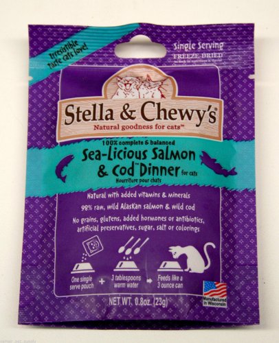 STELLA et Chewys Freeze séché au chat et dîner de morue