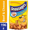 Snausages dans une couverture de bœuf et de collations de chiens de chiens 196 grammes