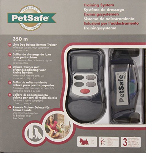 PetSafe Remote Trainer Deluxe Radio contrôlé pour les petits chiens, 350 m