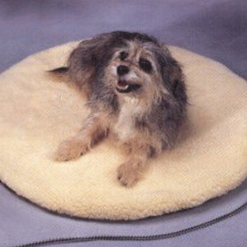 Allied Precision ALLIEDPR12PBR Round Heated Pet Bed