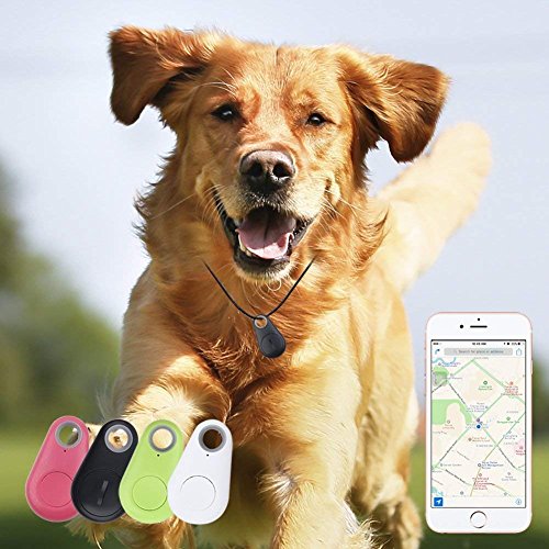 Smart Pet Finder Bluetooth GPS Tracker - 4 Pack Bluetooth Keys Finder Locator for Pet Car Children Wireless Smart Seeker Anti Lost Alarm for Wallet Car Kids Dog Cat Bag Phone Located Selfie Shutter
