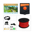 TP16 Fence Amélioration de PET Underground Electrower Electric Outdoor Clarification Système de confinement rechargeable Collier de formation de chien réglable pour les chocs de chien (pour 1 chien)