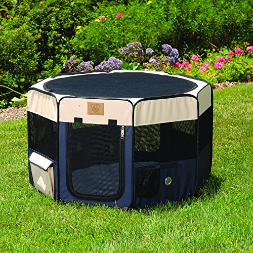 Précision Petmate Soft Side Play Yard Hour Duty Taring Case