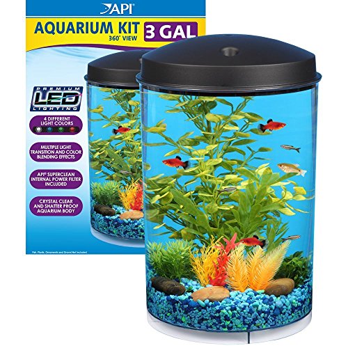 Kollercraft API Aquaview 360 Kit d'aquarium avec LED