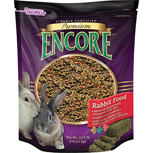 FM Browns HH4041 Encore Premium Pet Rabbit Food 22.5 lb