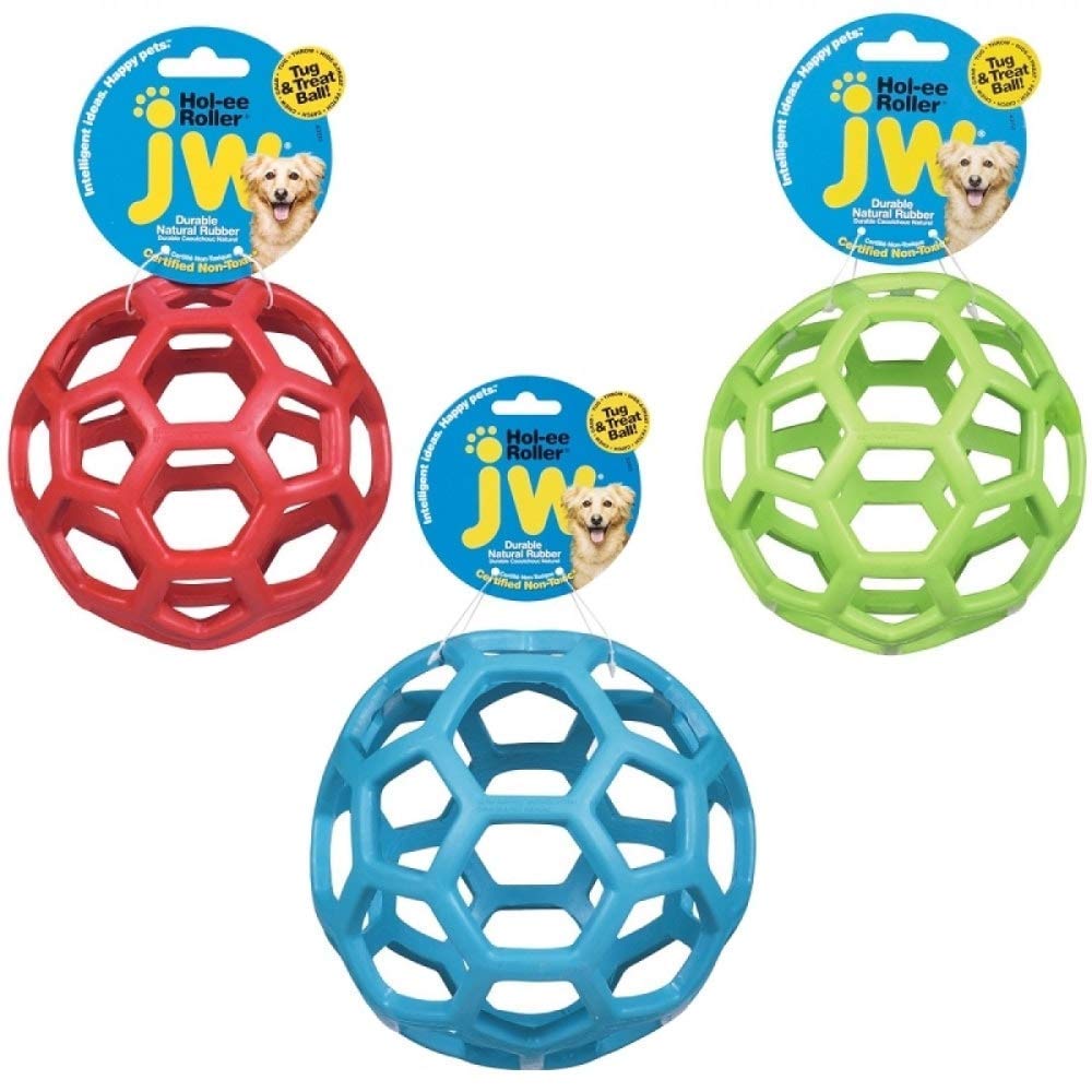 JW HOL-EE ROLLER TRAIT D'ORIGINATION DISSENSION DIG BALL - HARD NATUREL Rubber - Couleurs assorties