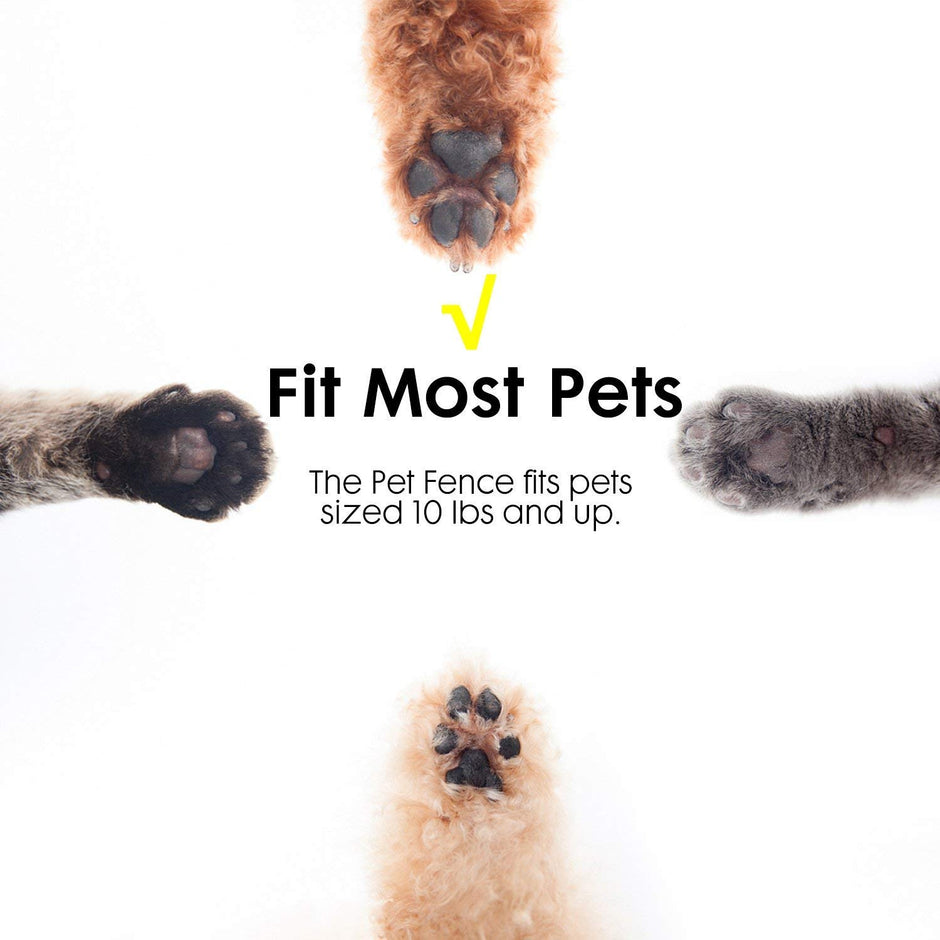 Wireless Dog Fence System Outdoor Pet Containment System Rechargeable Water Resistant Collar