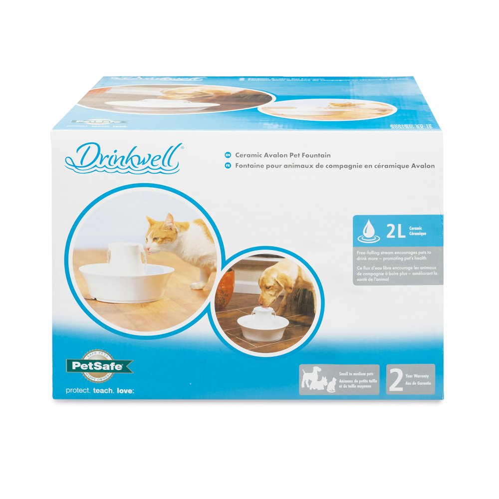 PetSafe Drinkwell Porcelain Avalon Pet Fountain